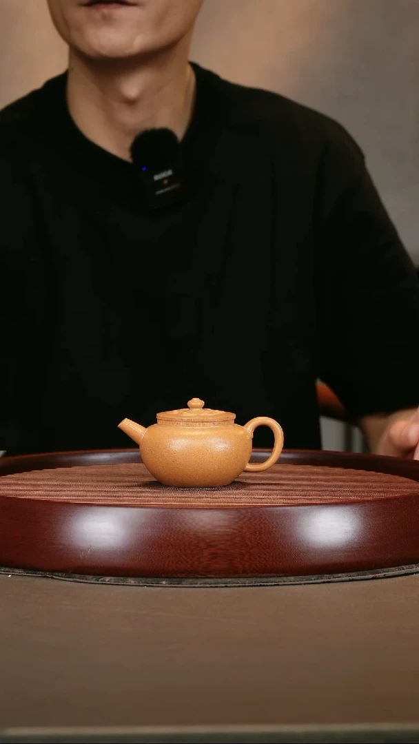 茶壶紫砂金黄段泥繁花似锦