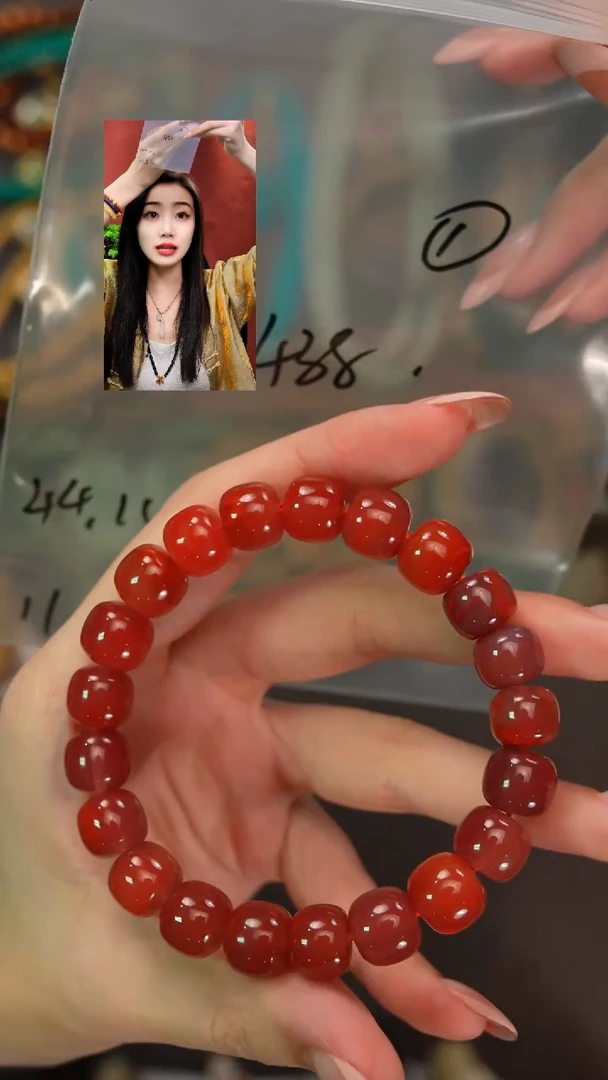 未镶嵌手串南红玛瑙梵*遇见匠心品质回血