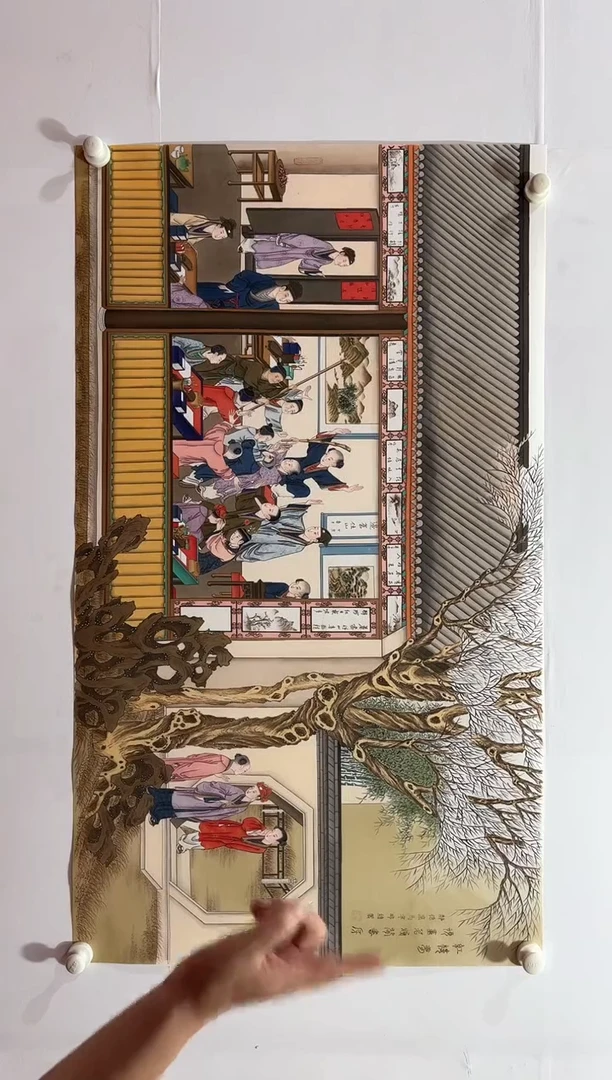 国画马宁晞-精品工笔国画-人物