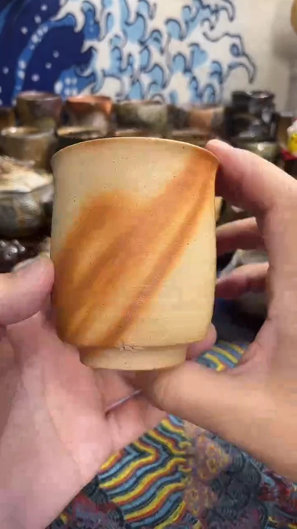 松景绯鞠日式备前烧茶具茶器茶周边