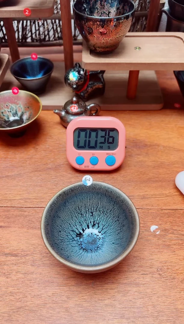 茶盏往**风64号建盏工匠茶器