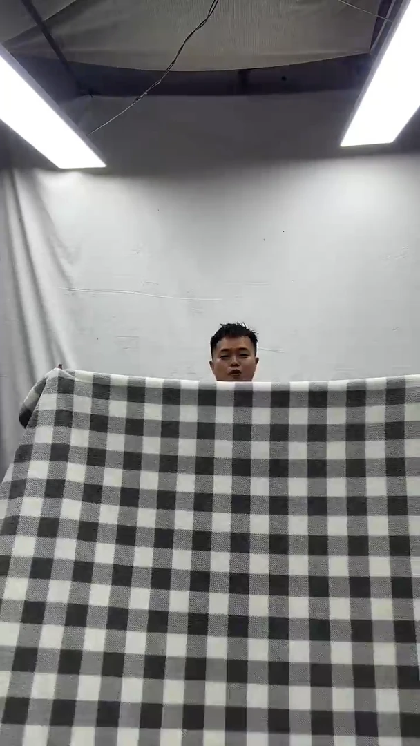 聚酯纤维1.8*2.0灰白格