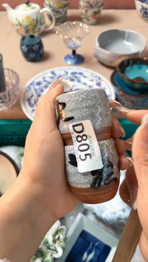 瓷片金**鲜瓷器瓷器D805