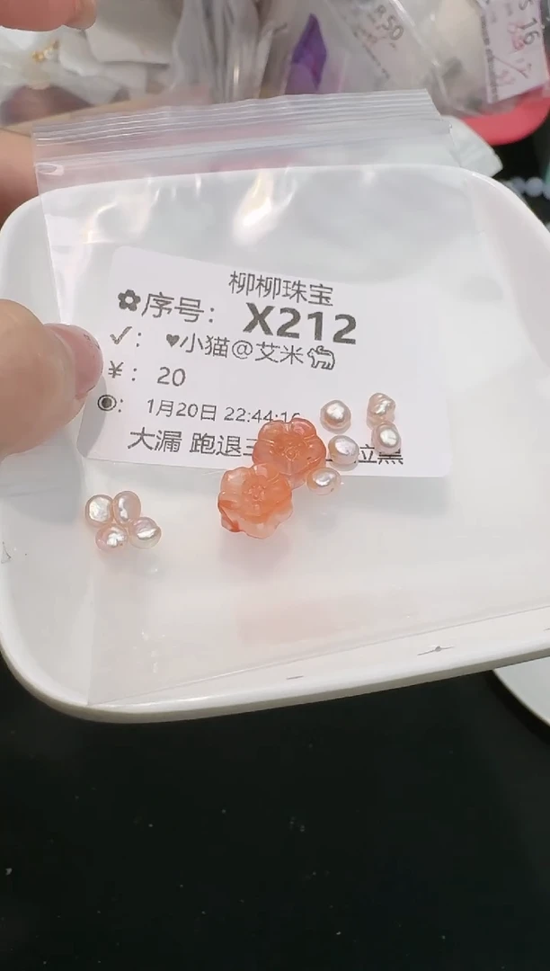 【闪购商品】南红玛瑙颈饰未镶嵌打包X212
