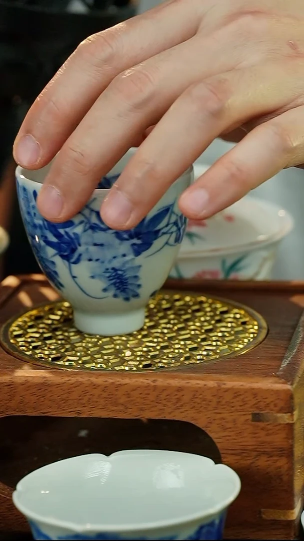 写意紫藤花单杯---