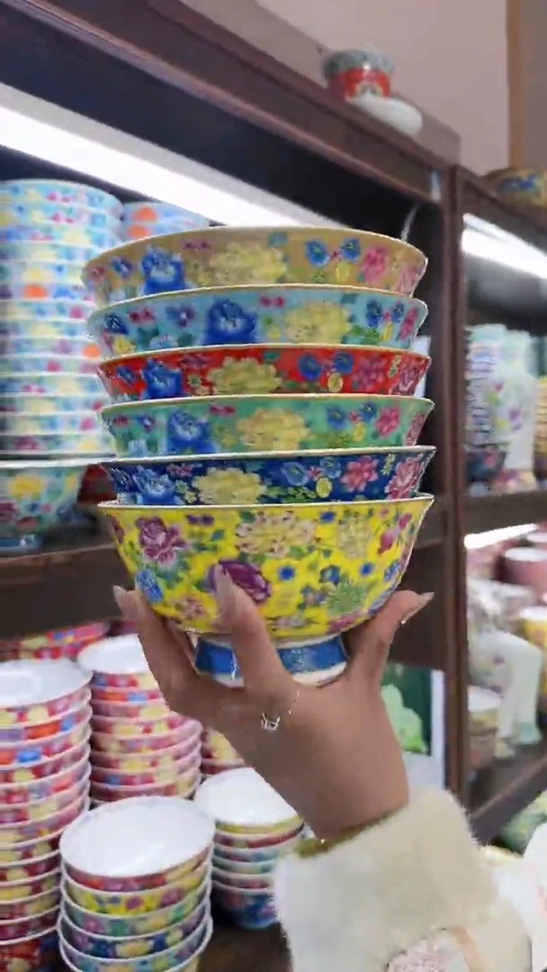 【闪购商品】瓷片6英寸面碗6个景德镇陶瓷