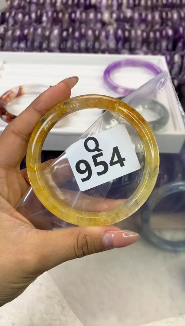 【闪购商品】水晶水晶手镯Q未镶嵌954-63