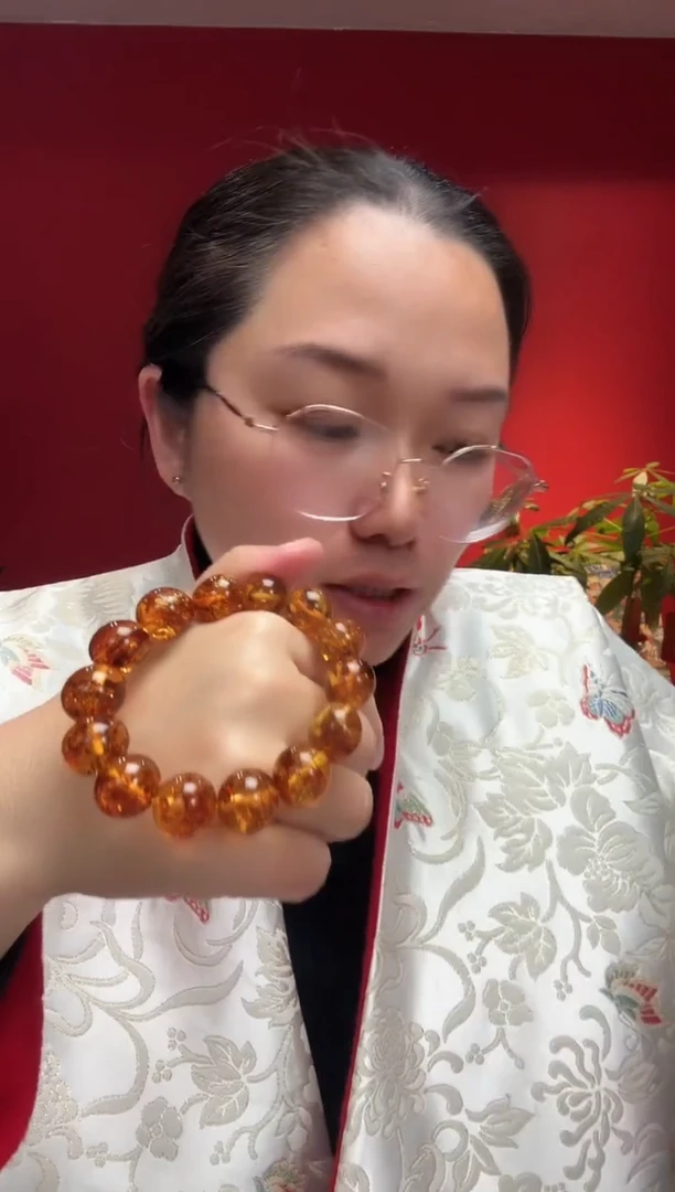 【闪购商品】琥珀珠宝奇石未镶嵌15mm