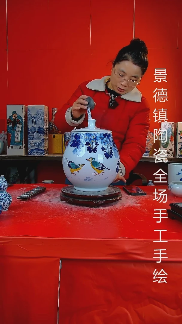 摆件陶瓷景德镇陶瓷 全场手工手绘