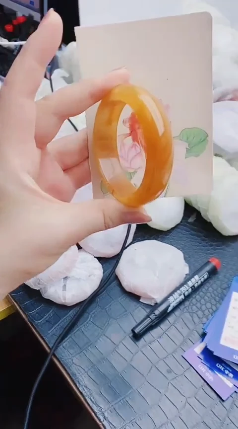 未镶嵌手镯石英质玉y260+54-55