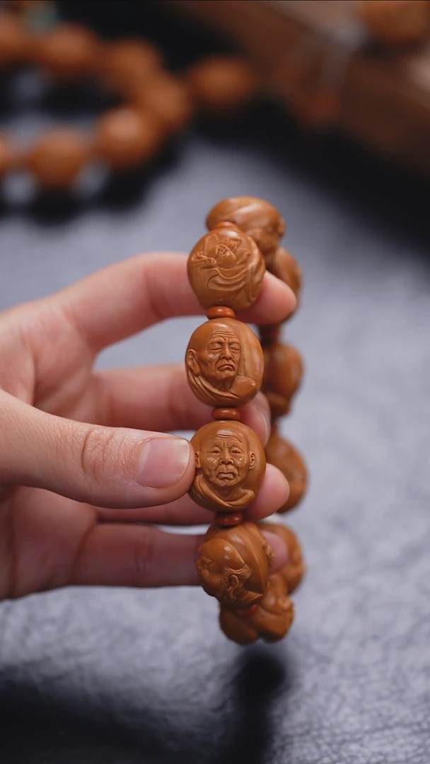 【闪购商品】橄榄核吊坠素核手串