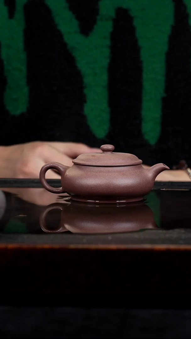茶壶紫砂半手工明清风格紫泥明炉