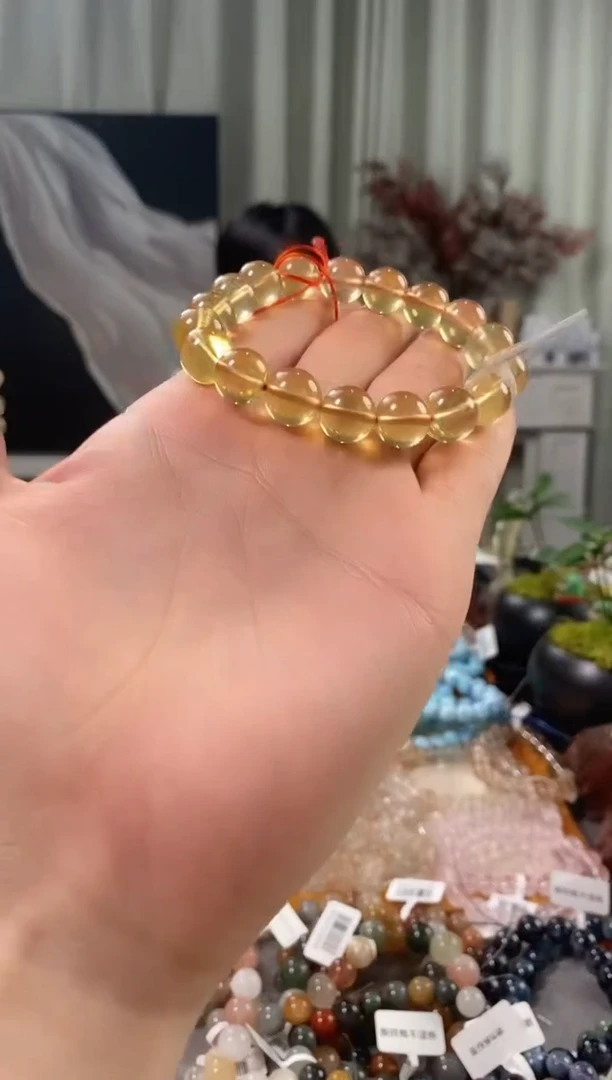 未镶嵌手链水晶六***猫黄水晶