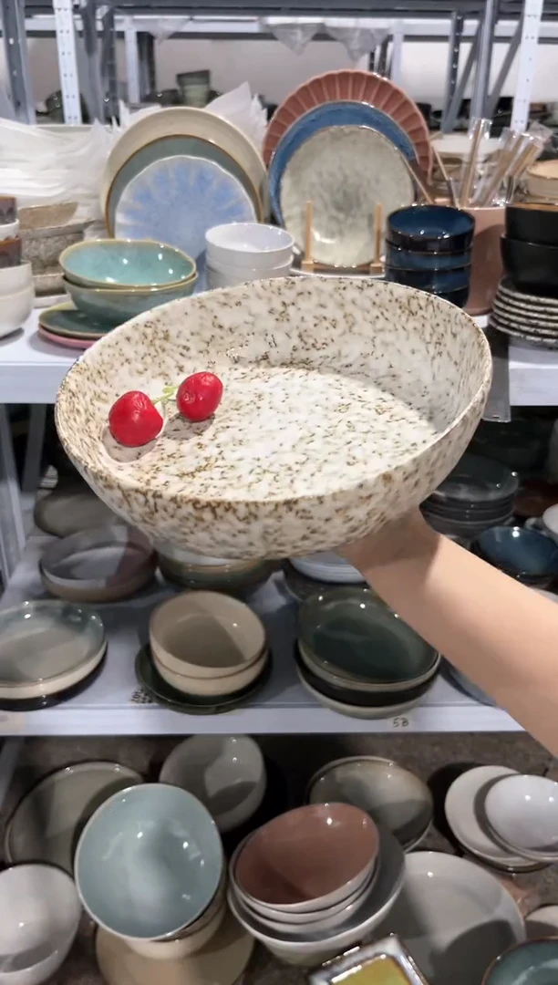 【闪购商品】瓷片外贸尾货瑕疵满20包邮X J3A大深盆