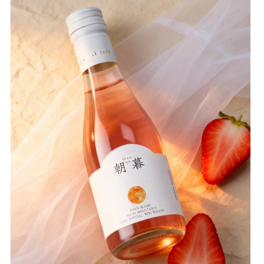 【甜酒桃红】朝暮全甜桃红葡萄酒整箱6支187ml手提礼盒装送礼聚会