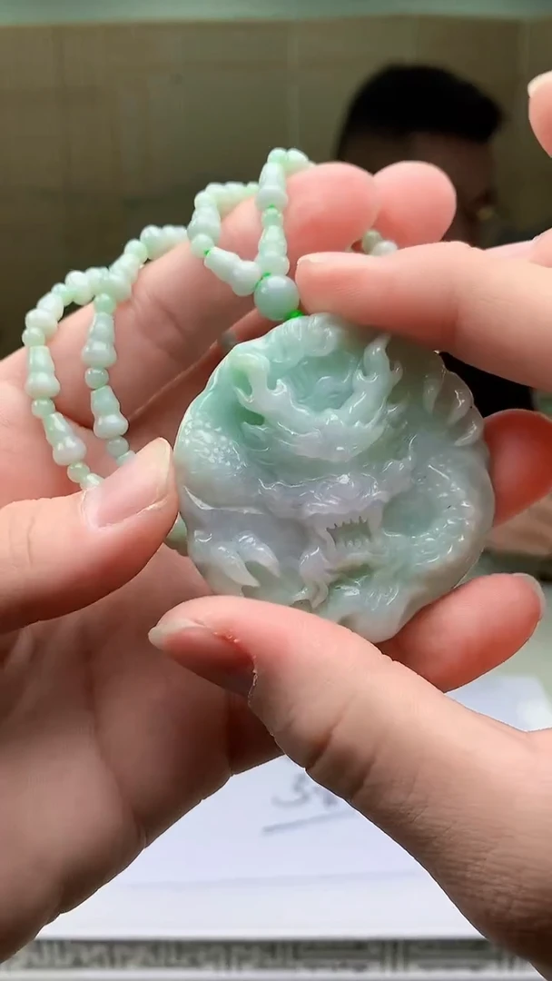 【闪购商品】定制翡翠未镶嵌5152bb-毛货挂件27赠珠链