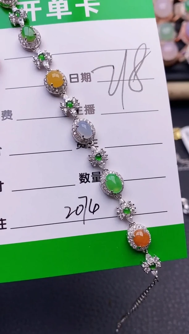 【闪购商品】翡翠戒指银S925镶嵌2074