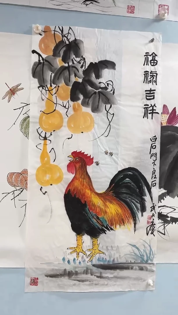 国画武天庆老师福禄吉祥
