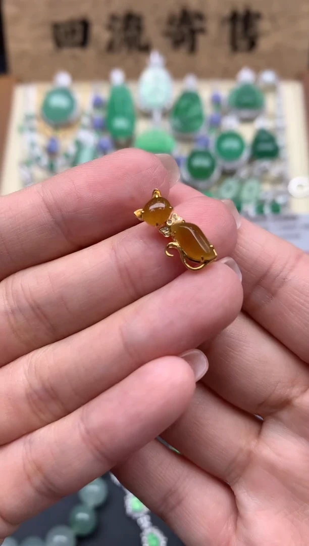 【闪购商品】翡翠颈饰18K金镶嵌69-中国好珍宝