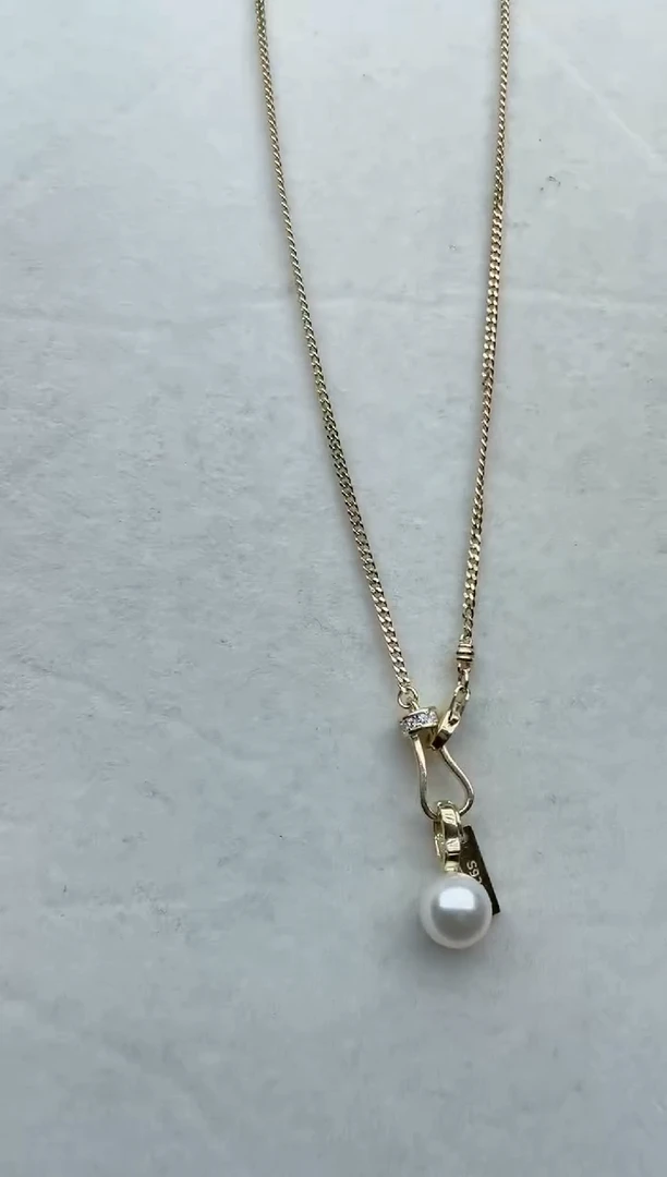 【闪购商品】海水珍珠套链银S925镶嵌D79