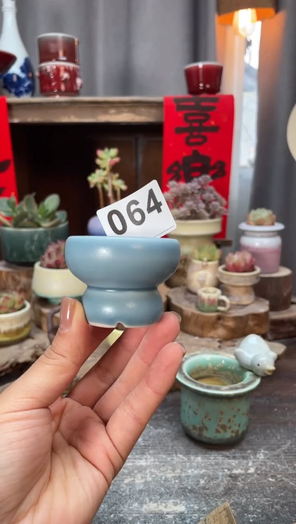 【闪购商品】摆件064小芳知木花盆编号