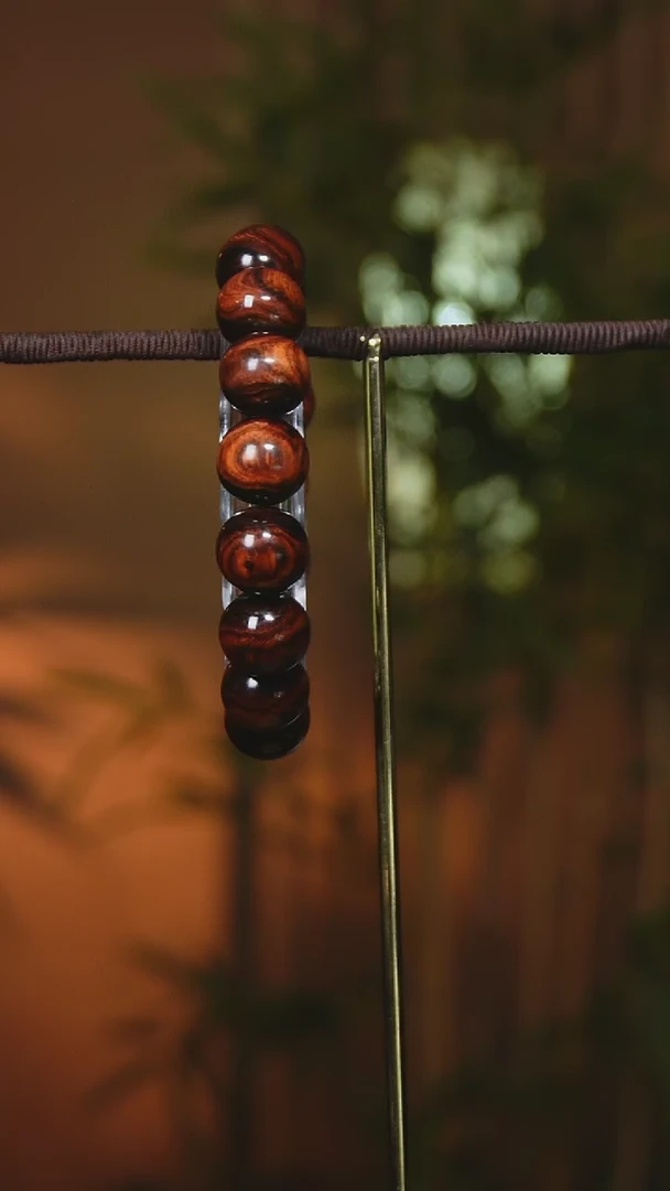 【闪购商品】黄花梨/降香黄檀手串/手链海南黄花梨1.3cm