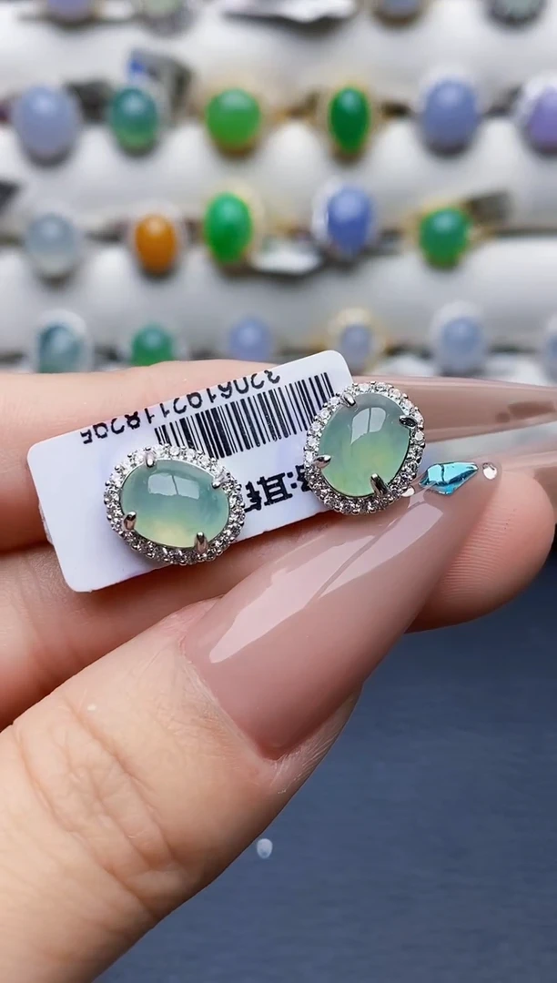 银S925镶嵌戒指翡翠5269