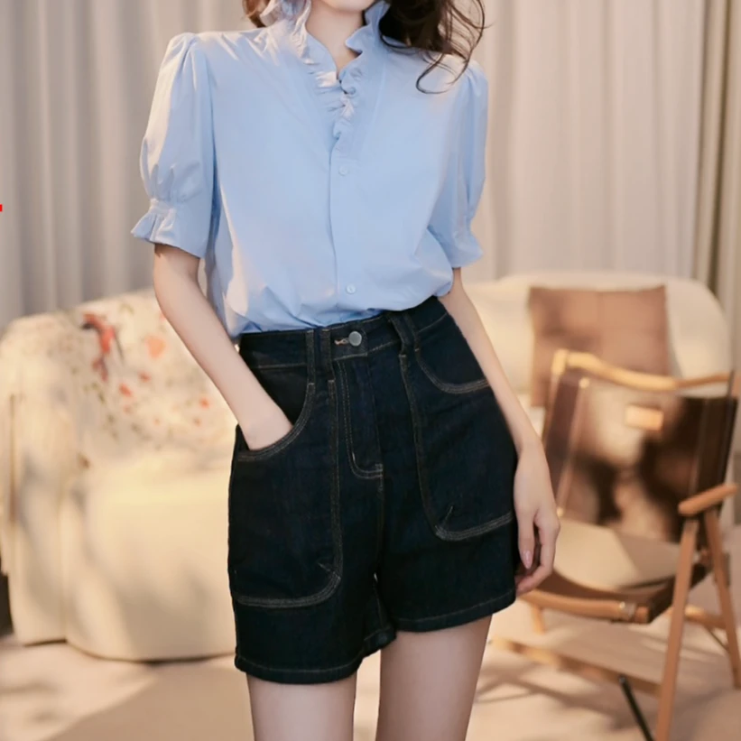 SEJI/瑟纪【华丽女神】法式时尚气质上衣