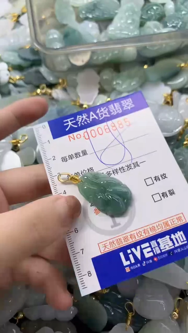 颈饰未镶嵌翡翠天然A货翡翠