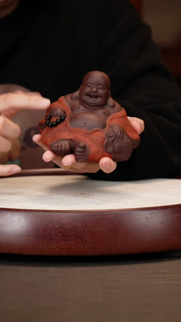 【闪购商品】紫砂茶壶紫泥弥勒