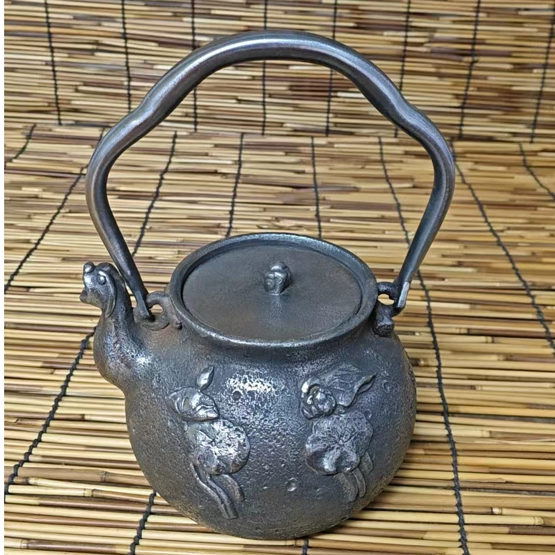亮皮兽口宝袋荷叶壶1.1升左右直播专用煮水全手工精美家用