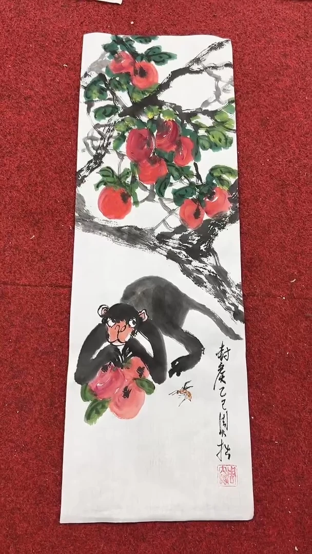 国画周大拙/国画/花鸟