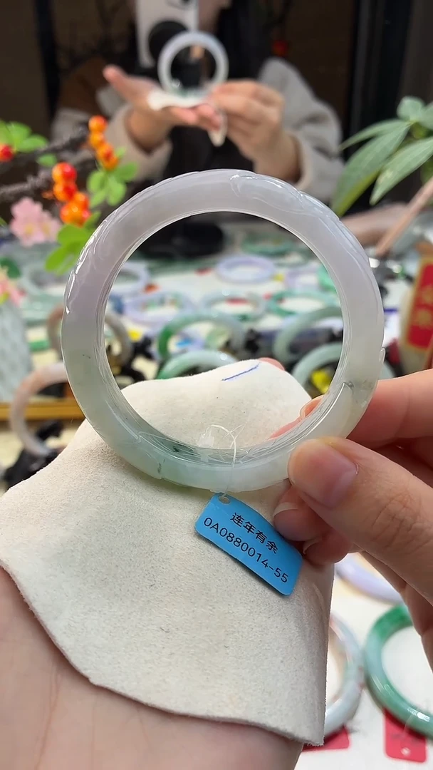 未镶嵌手镯翡翠26  翡翠手镯 55