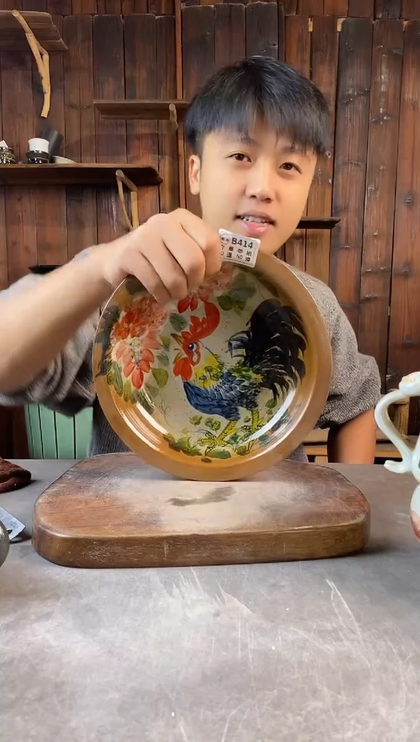 碗414瑕，手工手绘，超值陶瓷！