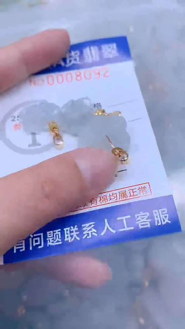 翡翠未镶嵌吊坠(不含链)1