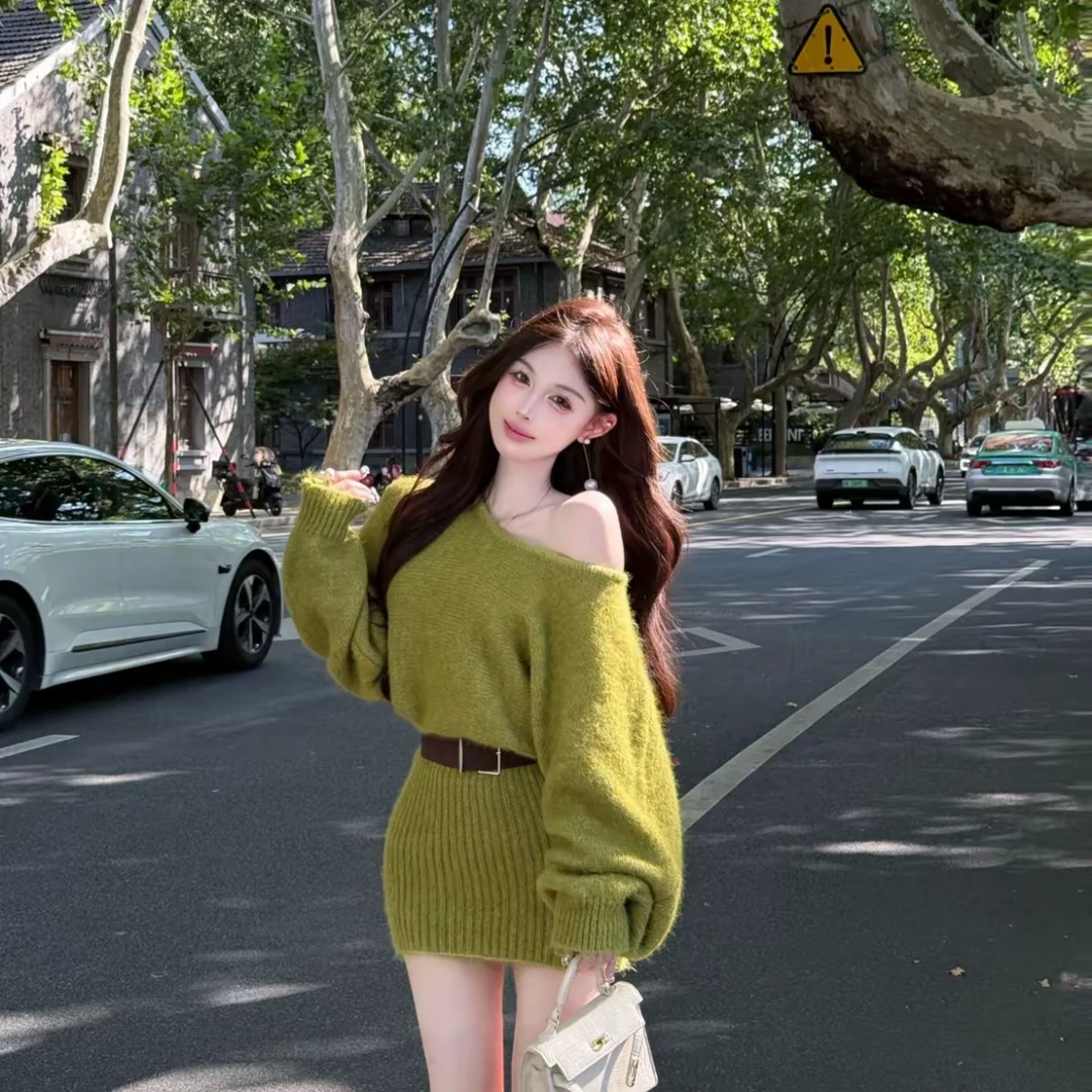 伊一严选●【时髦精】针织时尚休闲百搭气质连衣裙FFQ5LYQ3045A