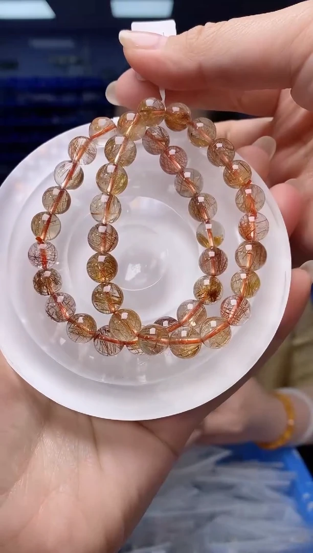 【闪购商品】发晶手串未镶嵌多样性发货发其一