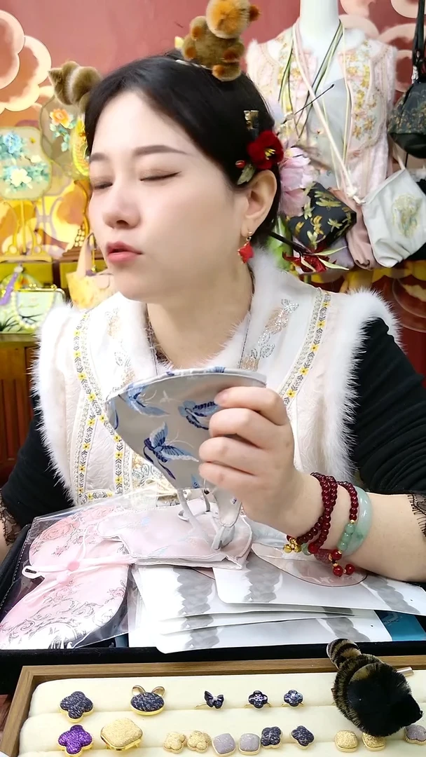 纯铜合金琉璃非遗口罩