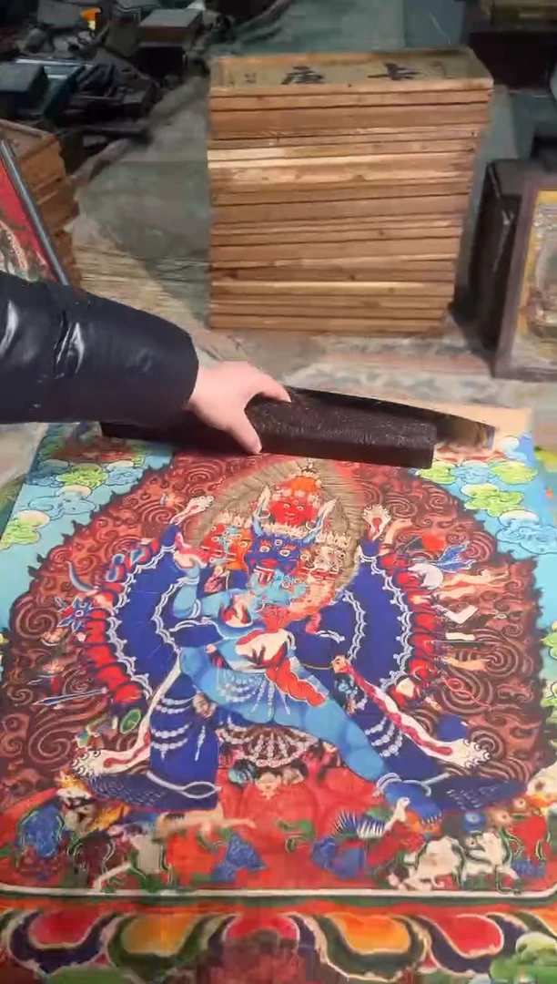 卷轴画卷轴画旭旭的唐卡