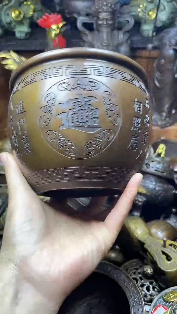 闪购链接，点击下单，有运费险，铜摆件