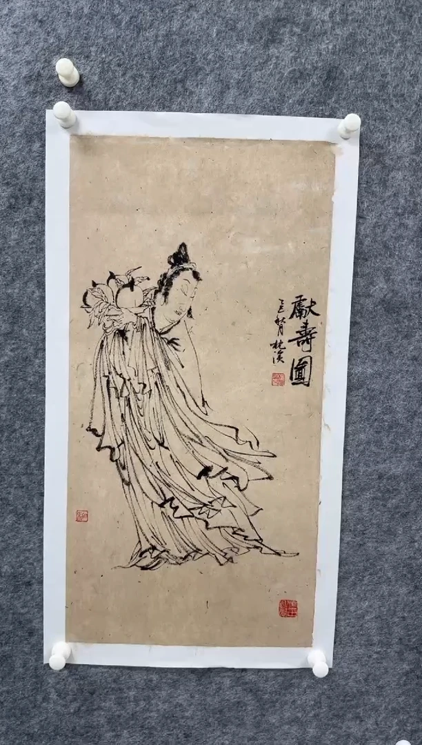 国画枕溪书画精品书画