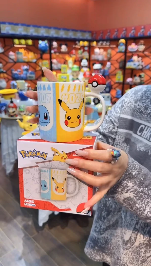 瓷片@@神奇宝贝第一世代陶瓷水杯（礼盒）