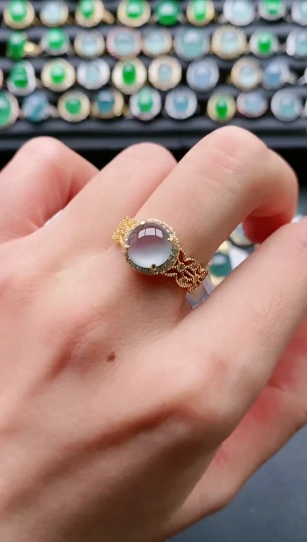 【闪购商品】翡翠戒指银S925镶嵌11111