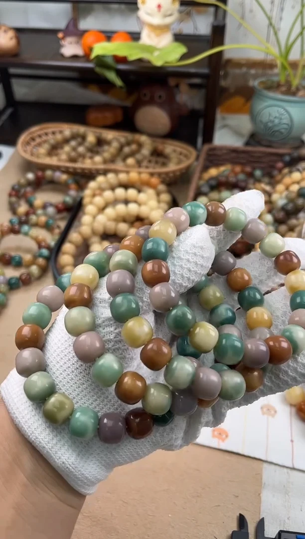 手串菩提根/象牙果a499 卡13 水磨微瑕