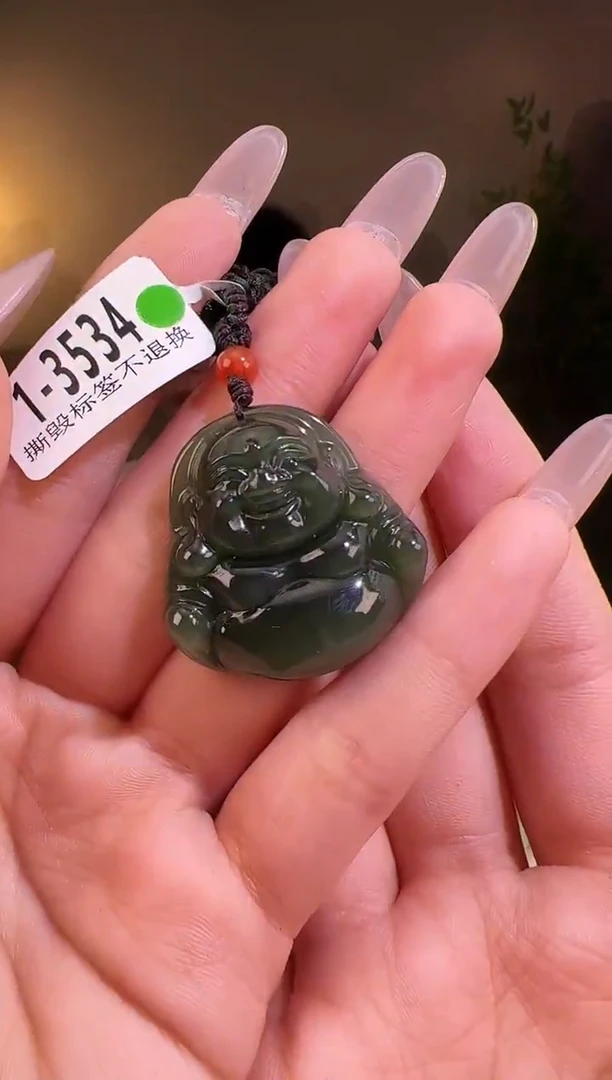 【闪购商品】和田玉颈饰未镶嵌佛公3534