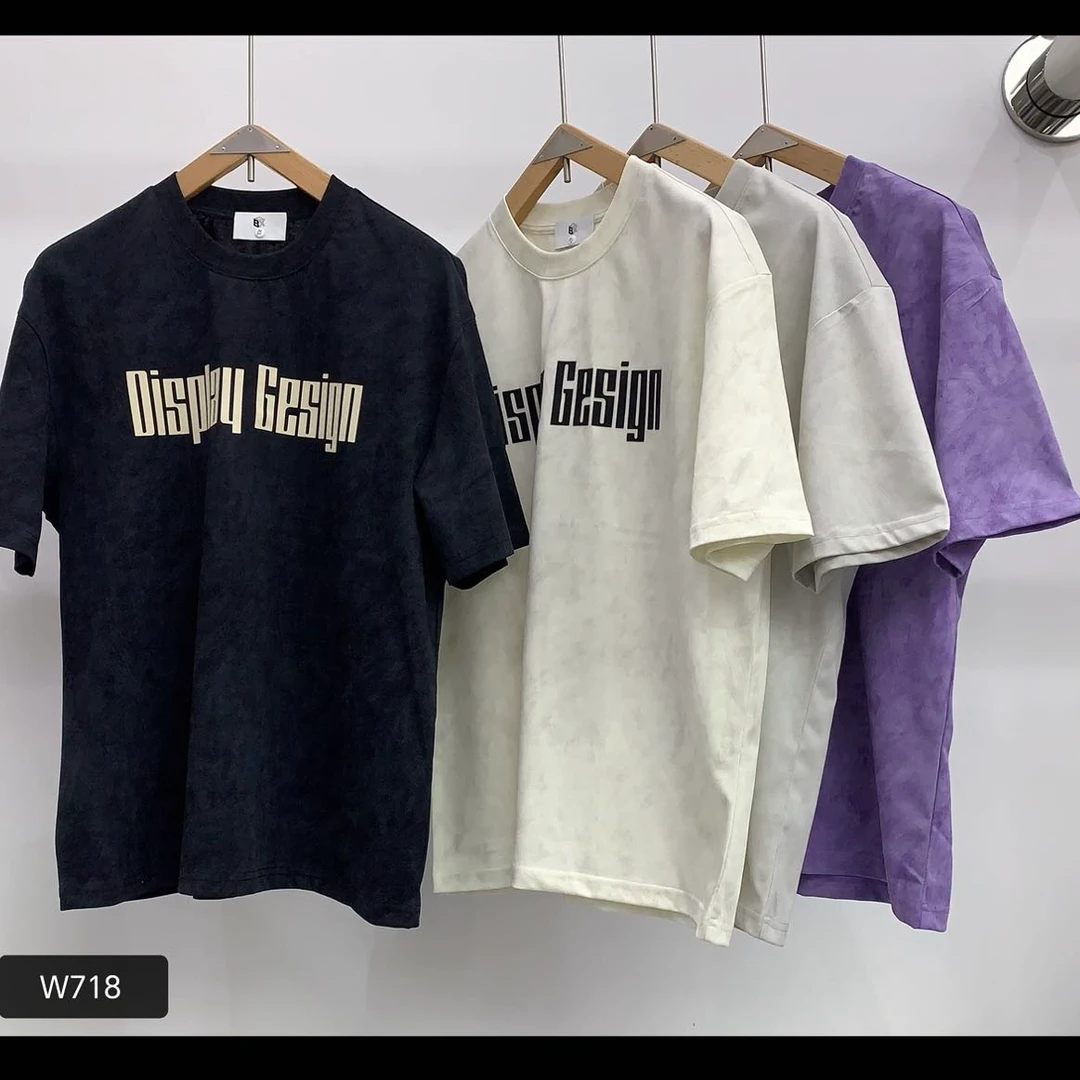 718夏季新款男女情侣同款扎染重工短袖