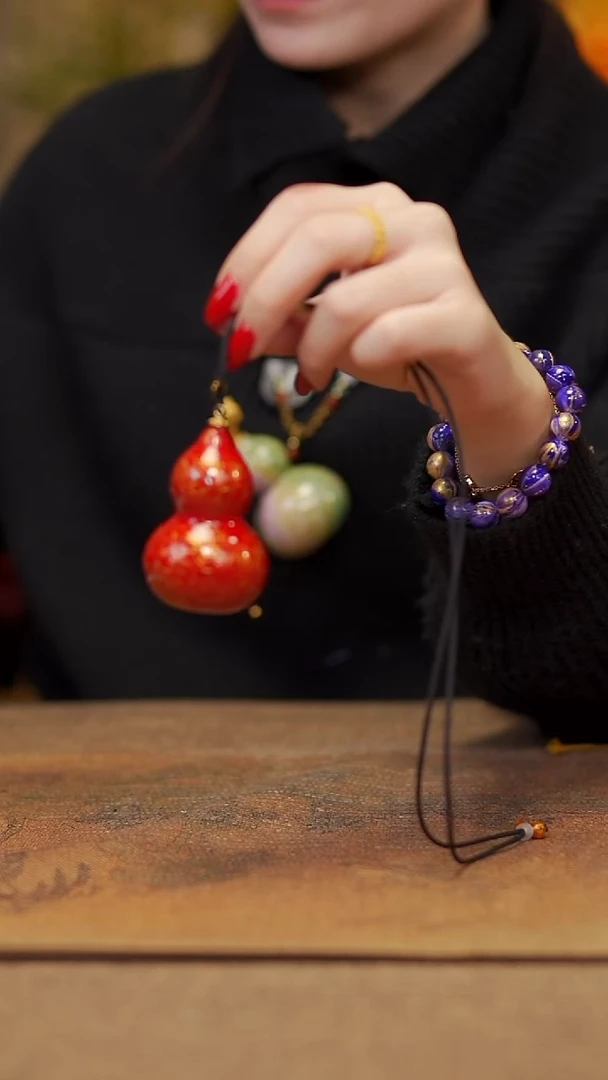 【闪购商品】253宴禾堂大漆脖挂葫芦138