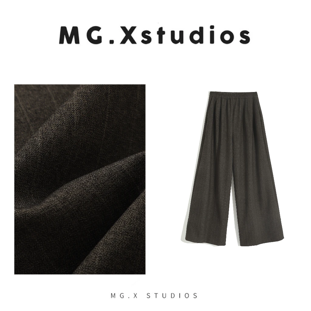 【梦露】松紧条纹阔腿裤-YGSS248