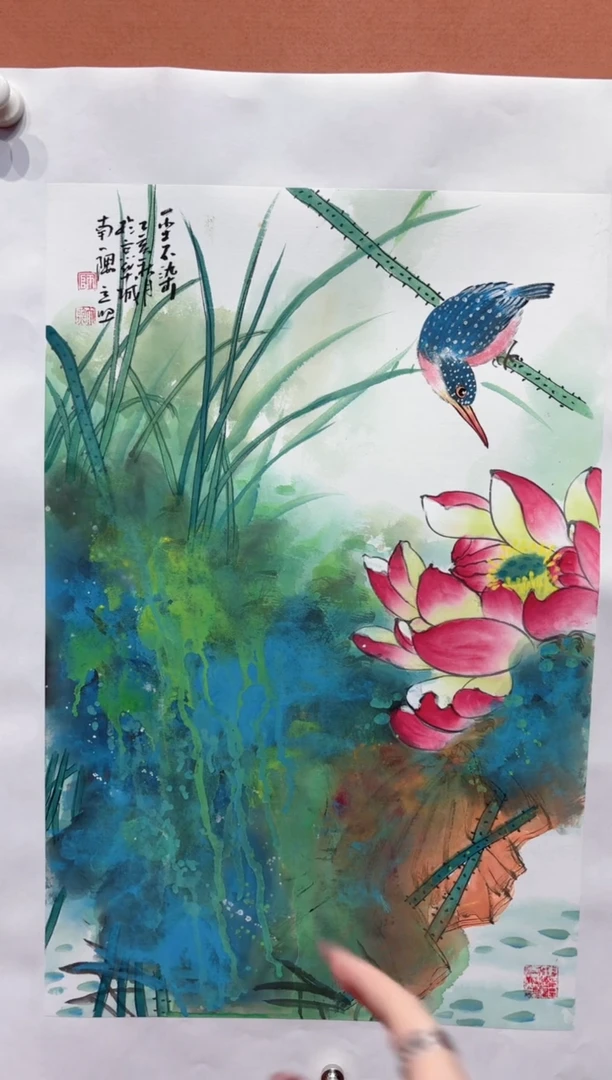 国画师立照老师国画作品