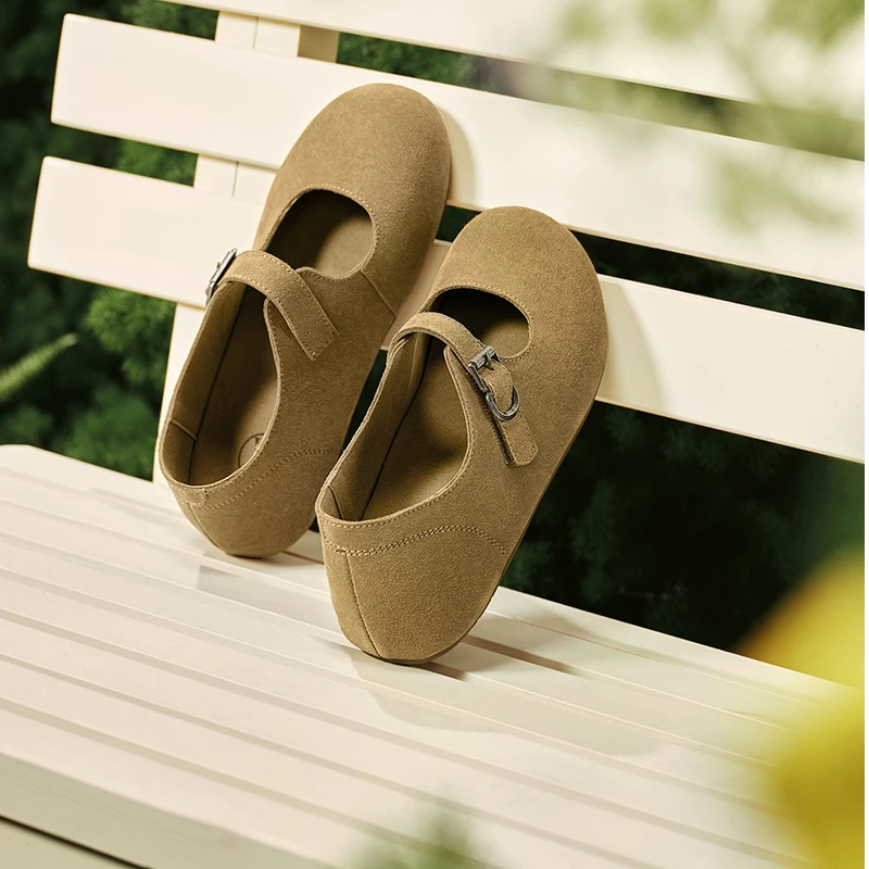 【百丽集团-TATA】25春季新款休闲软底勃肯鞋女GLA01AQ5